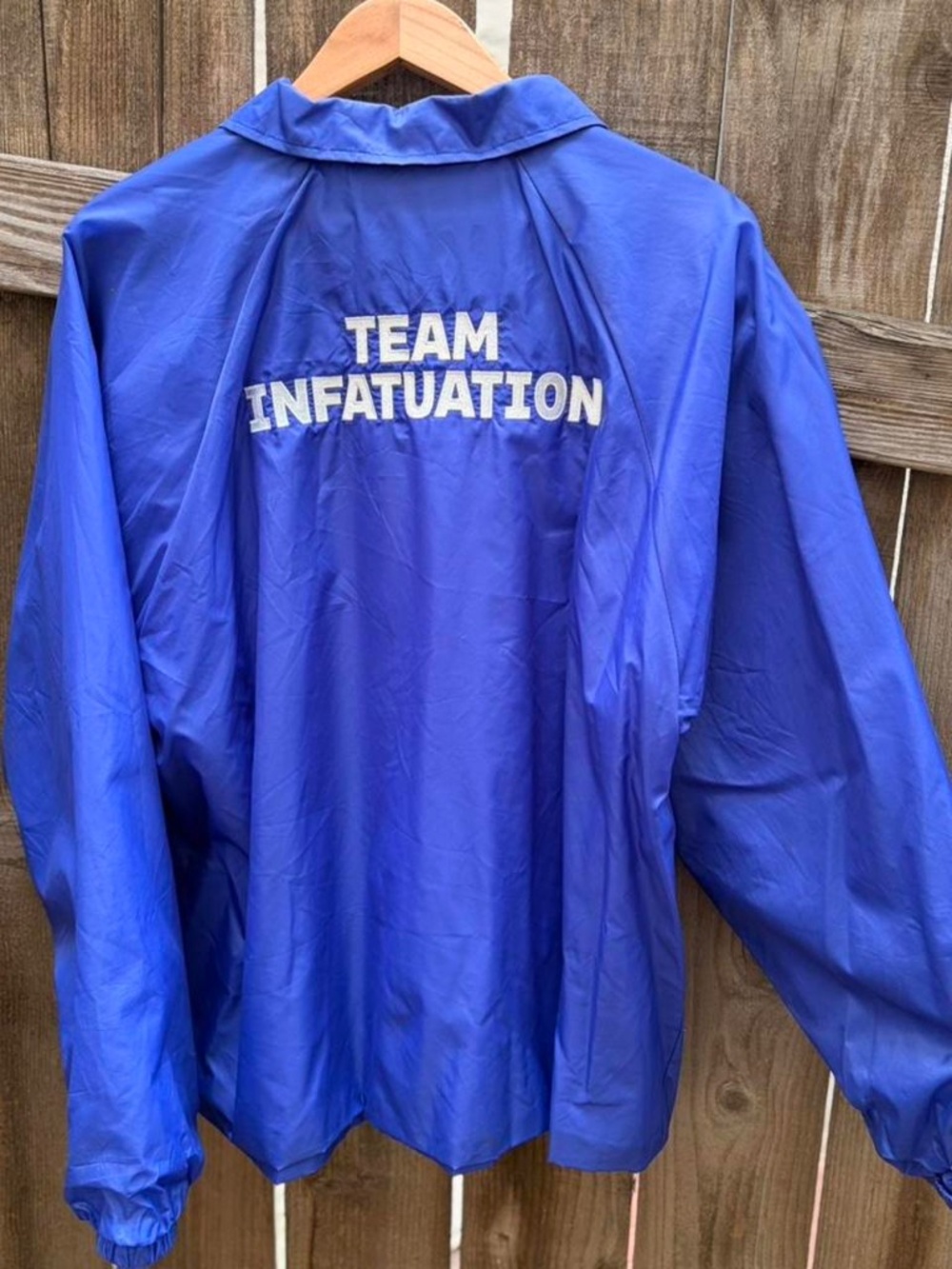 Augusta Sportswear Retro Blue and White Jacket